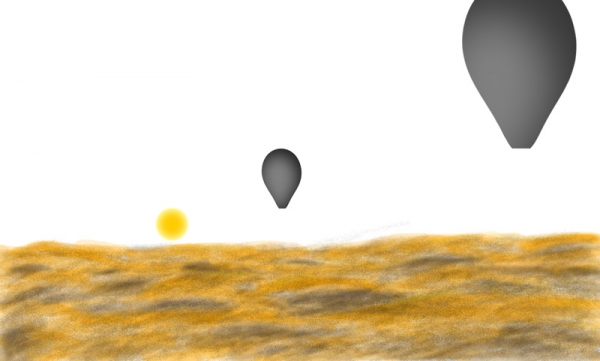 Creation of Desert Balloon Ride: Step 3
